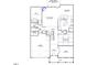 Open-concept floor plan showcasing a seamless flow between the living spaces, including the kitchen and Gathering room at 74 Black Walnut Dr # 199, Garner, NC 27529