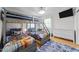 bedroom featuring bunk beds, hardwood floors, and a dresser at 808 Ravenwood Dr, Raleigh, NC 27606