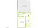 Floor plan of the first floor featuring a two car garage, downstairs bedroom and bathroom at 809 Hyperion Aly, Wake Forest, NC 27587