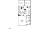 Floor plan highlights the upper level with primary suite, two bedrooms and shared bathroom at 809 Hyperion Aly, Wake Forest, NC 27587