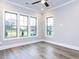 Bedroom featuring hardwood floors, recessed lighting, and natural lighting at 1011 Coldspring Circle, Durham, NC 27705