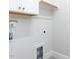 Laundry room featuring cabinetry and space for washer and dryer at 1011 Coldspring Circle, Durham, NC 27705