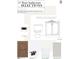 First floor bathroom selections feature Prairie Maple, Miami White countertops, and Keaton Ice floor tile at 1027 Coldspring Circle, Durham, NC 27705