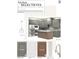 Kitchen selections for Bronze Leaf Townhomes includes cabinets, countertops, backsplash, island, and faucet at 1027 Coldspring Circle, Durham, NC 27705