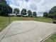 A well-maintained community basketball court surrounded by lush greenery at 112 Briarfield Dr, Apex, NC 27502