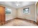 Bedroom featuring natural light, hardwood floors, and a ceiling fan at 1219 Lakeland St, Durham, NC 27701