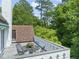 An elevated balcony with flowers offers scenic treetop views and outdoor relaxation at 3307 Devon Rd, Durham, NC 27707