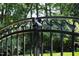 An ornate black iron gate accents the property at 3307 Devon Rd, Durham, NC 27707