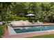 Inviting pool area with lounge chairs and lush greenery at 3307 Devon Rd, Durham, NC 27707