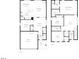 Floor plan of a home, layout and dimensions at 3515 Mountain Brook Cir, Durham, NC 27704
