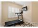 Exercise room equipped with a treadmill and ample natural light at 3928 Bentley Bridge Rd, Raleigh, NC 27612
