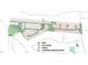 Community map showcasing lot locations, amenities, and surrounding streets in a desirable neighborhood at 523 Claftin St, Sanford, NC 27330