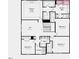 Detailed second-floor plan featuring the Owner's Suite, loft, three bedrooms, and two bathrooms at 523 Claftin St, Sanford, NC 27330