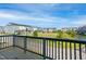 Community green space view from a private deck of a home at 5910 Giddings St, Raleigh, NC 27616