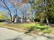Backyard with chain link fence and greenery at 602 Dexter St, Rocky Mount, NC 27803