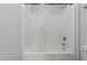 Bathroom featuring a shower and tub combination with a handheld shower head at 635 Grace Hodge Dr, Cary, NC 27519