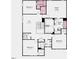 Layout of home's second floor with bedrooms, bathrooms, loft, and laundry at 669 Sun Meadow Dr, Wake Forest, NC 27587