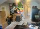 Bonus room with custom wall art and moving boxes at 8729 Valentine Ct, Raleigh, NC 27613