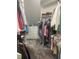 Walk-in closet with clothing racks and drawers at 8729 Valentine Ct, Raleigh, NC 27613