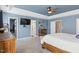 Large main bedroom with ample storage and en-suite bathroom at 947 Middle Ground Ave, Rolesville, NC 27571