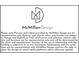 McMillan Design representation notice regarding design and material disclaimers at 10 Gambel Dr, Youngsville, NC 27596