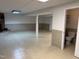 Large basement area with tiled floors and partial bathroom at 1208 Hatch Rd, Chapel Hill, NC 27516