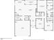 Detailed floor plan showcasing the layout of the home, including the kitchen, living room, bedrooms, and bathrooms at 123 Pleasant View Ln, Benson, NC 27504