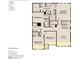 Second floor layout showing bedrooms, bathrooms, laundry, and loft at 127 S Harvest Ridge Way # Homesite 321, Wilson's Mills, NC 27520
