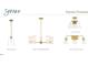 A variety of stylish light fixtures include island pendants, dining chandeliers, and vanity lights at 139 W Crescent Mills Blvd # Homesite 235, Wilson's Mills, NC 27520