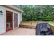 This deck has built in seating and a grill at 1401 Berea Rd, Rougemont, NC 27572
