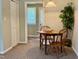 Cozy dining area with view to backyard at 1500 Brent Ct # 9B, Burlington, NC 27215