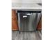 Stainless steel Whirlpool dishwasher, under kitchen counter at 1527 Haywards Heath Ln, Apex, NC 27502