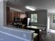 Updated kitchen with stainless steel appliances and functional center island at 1527 Haywards Heath Ln, Apex, NC 27502
