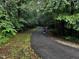 Community walking trail winding through a lush, green wooded area at 1527 Haywards Heath Ln, Apex, NC 27502