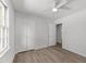Bedroom with ceiling fan and natural light from the window at 216 Burkwood Ln, Raleigh, NC 27609