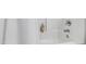 Shower featuring a convenient shower caddy and dual shower head at 222 Ashton Hall Ln, Raleigh, NC 27609