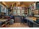 Organized workshop featuring ample counter space, tool storage, and natural light, perfect for DIY projects at 648 Long Melford Dr, Rolesville, NC 27571