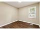 Bedroom with neutral walls and wood-look flooring at 71 E Boxley Dr, Wendell, NC 27591