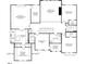 Second-floor layout showcasing primary bedroom suite, bedrooms 2, 3, and 4, with walk-in closets and a laundry room at 805 Timber Mist Ct, Cary, NC 27519