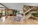 Stunning foyer boasting a grand staircase and elegant marble flooring at 812 Kenmore Rd, Chapel Hill, NC 27514