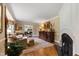 Charming living room featuring hardwood floors and a cozy fireplace at 820 Kenmore Rd, Chapel Hill, NC 27514