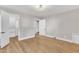 Bright bedroom with a walk-in closet and an additional closet at 126 Person St, Louisburg, NC 27549