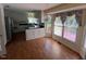 Kitchen and eat-in area with stainless steel appliances at 143 Cedarwood Dr, Henderson, NC 27536