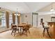 Bright and airy dining room with ample seating, ideal for Gathering meals and entertaining guests at 180 Normandy Rd, Louisburg, NC 27549