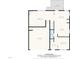 Detailed floor plan showcasing the layout of the first floor, including the kitchen and living room at 1826 Fillmore Dr, Creedmoor, NC 27522