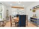 Charming dining room featuring an open view of the bright and airy living room at 221 Moon Cir, Dunn, NC 28334