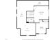Upstairs floor plan featuring bonus room, bedroom, bath and attic areas at 245 Tumbling River Dr, Wendell, NC 27591