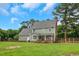 The backyard features a well-manicured lawn and a covered patio, perfect for outdoor enjoyment at 248 Robin Loop, Dunn, NC 28334