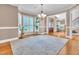 Spacious formal dining room with hardwood floors and abundant natural light at 3004 Krogen Ct, Creedmoor, NC 27522