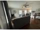 Open floorplan living room featuring hardwood floors and plenty of space at 306 W Canary St, Dunn, NC 28334